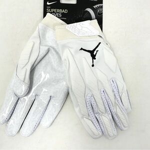 Jordan Nike Superbad Padded Gloves - White Elephant Print - Men's Size L - NEW